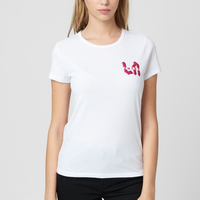 Juicy Couture 橘滋 LA JUICY LOGO SHRUNKEN 女士T恤