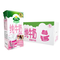 Arla 爱氏晨曦 脱脂牛奶 200ml*24盒 *2件