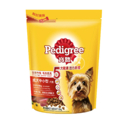 Pedigree 宝路 牛肉味 中小型犬成犬粮 1.8kg *2件