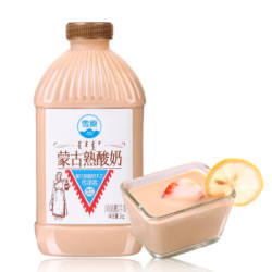 雪原  蒙古熟酸奶   1kg   *18件
