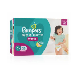 Pampers 帮宝适 超薄干爽拉拉裤 XL108片 *3件