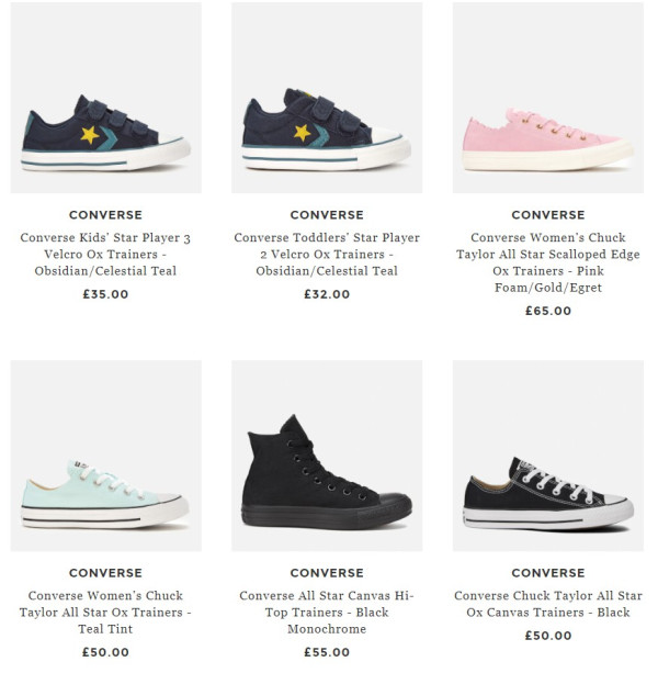 all sole 精选Converse 时髦必备 上新促销