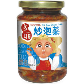 李记乐宝 泡菜 榨菜下饭菜酱腌菜开胃菜调味菜 下粥菜 炒泡菜多一口335g*1瓶 *3件