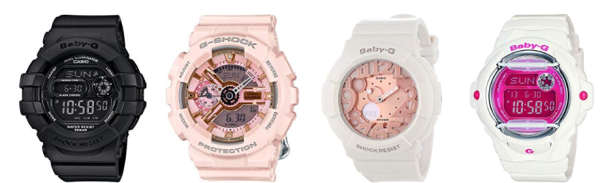 美国亚马逊 Casio 精选马卡龙女士腕表 Baby-G系列等