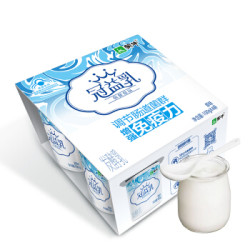 蒙牛 冠益乳 原味圆周杯 100g*4杯 *21件