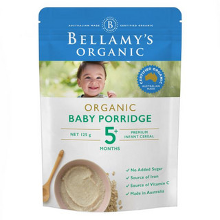 BELLAMY‘S 贝拉米 有机婴幼儿营养米糊 125g