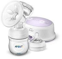 飞利浦 AVENT 电动舒适单人吸奶器 白色 SCF332/31