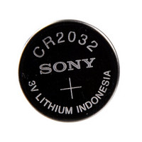 索尼（SONY）CR2032纽扣电池3V适用手表电脑主板汽车钥匙遥控器电子秤小米盒子五粒装 原装进口
