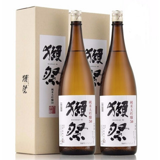 獭祭 纯米大吟酿50 清酒 1.8L*2瓶