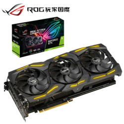 华硕 (ASUS) ROG-STRIX-GeForce GTX1660TI-A6G-GAMING 1500-1830MHz 192bit 猛禽游戏电竞专业显卡 6G