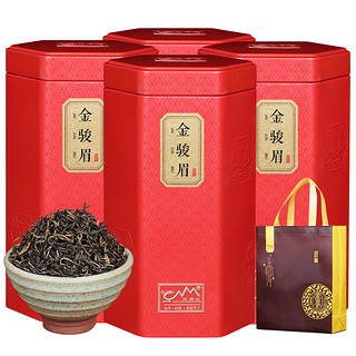 凤鼎红 红茶茶叶 (金骏眉、500g、125g、一级、罐装)
