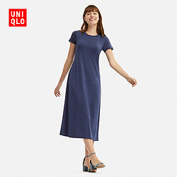 优衣库 女装 BRA长连衣裙(短袖) 414415 优衣库UNIQLO