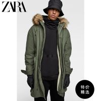 ZARA 新款 男装 拼接抓绒派克外套 08281395505