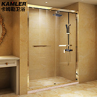 KAMLER 卡姆勒 K6116-1 一字形双门互移淋浴房整体浴室