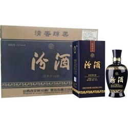 汾酒 白酒 蓝汾 清香型 高度白酒 53度 475ml*6瓶 整箱装(新老包装随机发货)