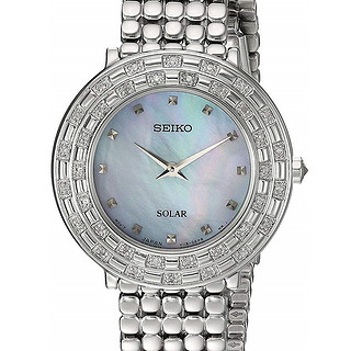 SEIKO 精工 Tressia系列 SUP373 女士太阳能腕表 