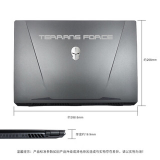 TERRANS FORCE 未来人类 T 系列 T7-2060-87T 17.3英寸窄边游戏笔记本电脑 (银色、i7-8750H、512GB SSD+1TB、16G、RTX2060)