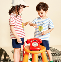 YUZHAOLIN 俞兆林 儿童短袖套装 （T恤+短裤）