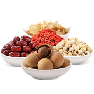 商品燕之坊 爱意干货珍礼盒 莲子百合枸杞桂圆枣 36袋独立包装 南北