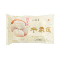 富春 五丰 富春 干菜包300g 6只装  早餐包子 速食面食
