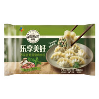 高魅（gourmet）乐享美好荠菜杏鲍菇猪肉水饺 720g （36只装 水饺 蒸饺 煎饺）