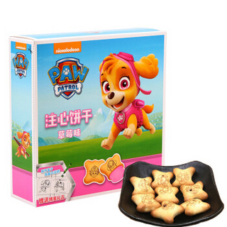 汪汪队立大功 PAW PATROL 饼干/糖果 草莓味注心饼干 宝宝零食 80g/盒
