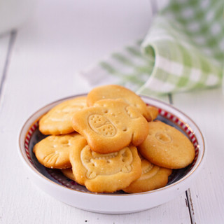 中国台湾 九福动物造型饼干（原味）60g 休闲零食酥脆小饼干