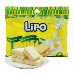 Lipo 越南进口 Lipo面包干 榴莲味200g 办公室饼干糕点休闲外带零食
