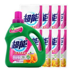 超能 双离子洗衣液（1.5kg+500g*8） *3件