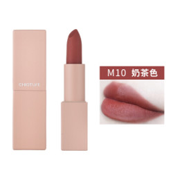 稚优泉(CHIOTURE)轻吻柔雾哑光口红M10 3.6g (持久保湿不易脱色唇膏女学生款高颜值少女心豆沙) *2件