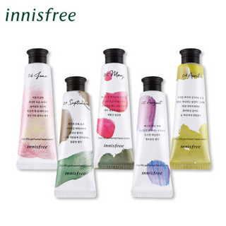 innisfree 悦诗风吟 手部护理滋养礼盒8件套 (手霜30ml*5+手膜20g+底油6ml+亮油6ml)