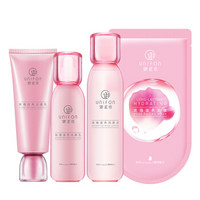 御泥坊 小粉瓶玫瑰滋养补水面膜护肤礼盒 (洁面100ML+水150ML+乳120ML+面膜25ML*7)