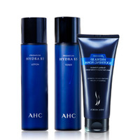 AHC B5 玻尿酸臻致护肤3件套 (洗面奶180ml+柔肤水120ml+乳液120ml)