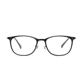 小米（MI）TS眼镜框 椭圆形黑色男女款ULTEM钨钛超轻 米家定制近视光学镜架