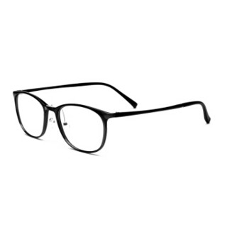 小米（MI）TS眼镜框 椭圆形黑色男女款ULTEM钨钛超轻 米家定制近视光学镜架