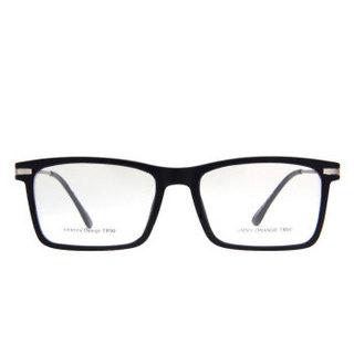 Jimmy Orange 近视眼镜框男女款TR90商务休闲眼镜架 304 BK 黑色