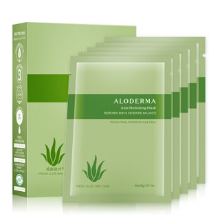 Aloe Derma 瑷露德玛 芦荟保湿补水面膜 5片装