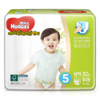 好奇（Huggies）新升级 天然之选成长裤  加大号拉拉裤  XL30片 学步裤13~18kg 柔软呵肤 男宝（韩国进口） *3件