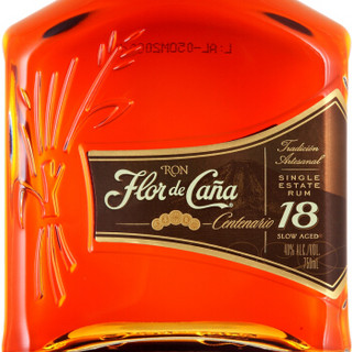 富佳娜（Flor de Cana）洋酒 百年纪念（Centanario）18年 朗姆酒 750ml