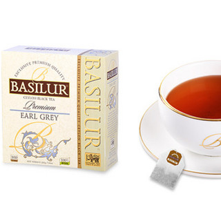 BASILUR TEA 宝锡兰 BASILUR宝锡兰优选伯爵红茶包100袋泡茶 earl grey伯爵茶红茶茶包