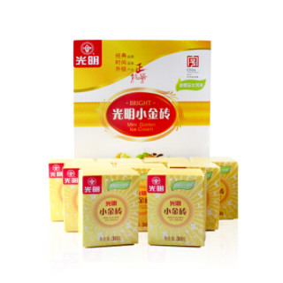 光明牌guangmingpai冷饮家庭装光明小金砖香草味30g9块