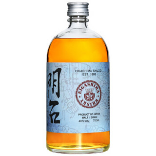 信 明石蓝信调和威士忌 日本原装进口洋酒日本威士忌700ml
