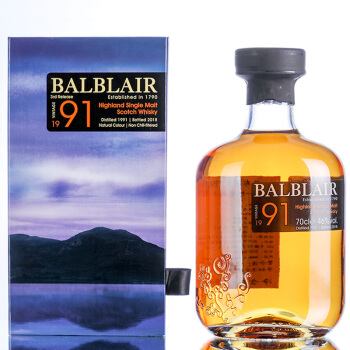 巴布莱尔(Balblair)洋酒 1991 苏格兰威士忌 单一麦芽700ml