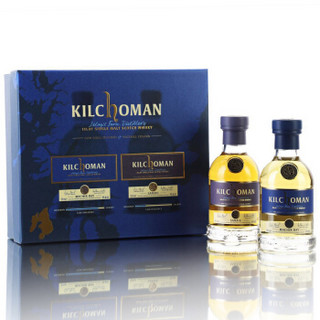 齐侯门（Kilchoman) 洋酒 情侣装礼盒 苏格兰威士忌 单一麦芽 玛吉湾200mlx1 塞纳滩200mlx1