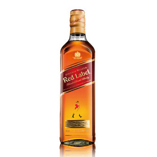 尊尼获加（Johnnie Walker）洋酒 红牌+黑牌调配型苏格兰威士忌 700ml*2 含赠品杯子 套装组合