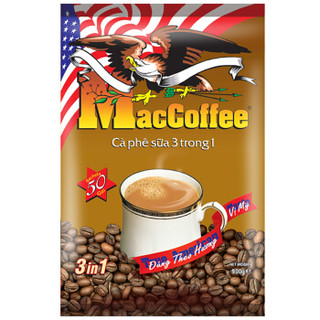 马来西亚进口 美卡菲（MacCoffee）3合1即溶咖啡900g（18g*50包）
