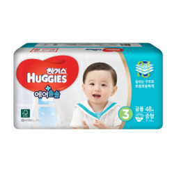 HUGGIES 好奇 新透气舒爽纸尿裤  M48片 *3件