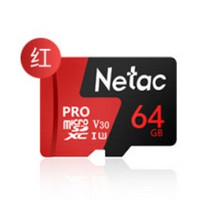 Netac 朗科 P500 U3 Class10 microSD存储卡 TF卡 64GB