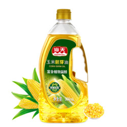 海天 食用油 压榨一级 非转基因 玉米油900ml(新老包装随机发货)