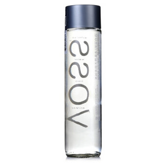 芙丝（VOSS）挪威原装进口饮用天然泉水(深层自流)375ml*24瓶(玻璃瓶)年货送礼